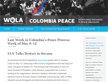 Tablet Screenshot of colombiapeace.org